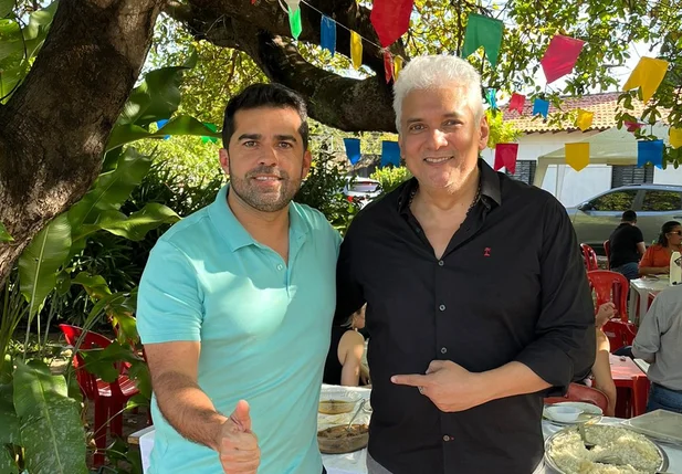 Bruno Vilarinho ao lado de Ronney Lustosa
