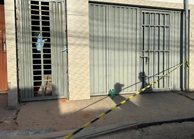 Casa no bairro Nova Brasília onde o crime ocorreu