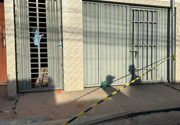 Casa no bairro Nova Brasília onde o crime ocorreu