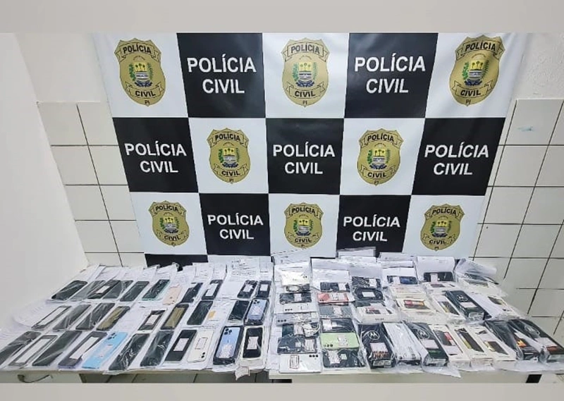 Celulares restituídos pela Polícia Civil do Piauí