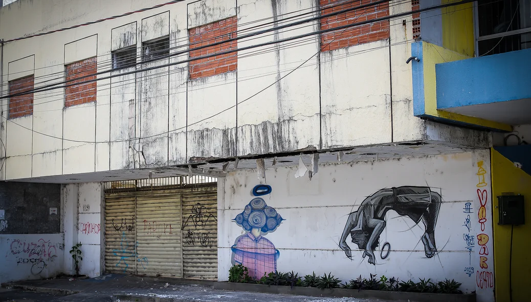 Centro totalmente abandonado