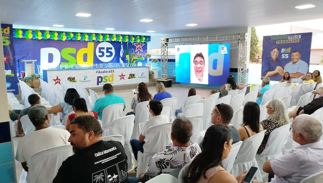 Convenção do PSD e demais partidos aliados em Riacho Frio