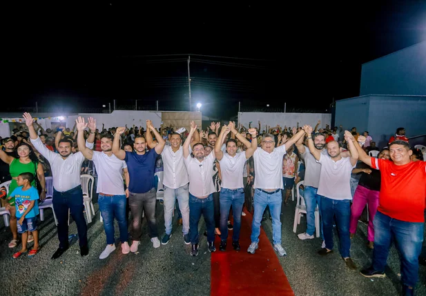 Evento organizado pelo deputado João Mádison para Fábio Novo