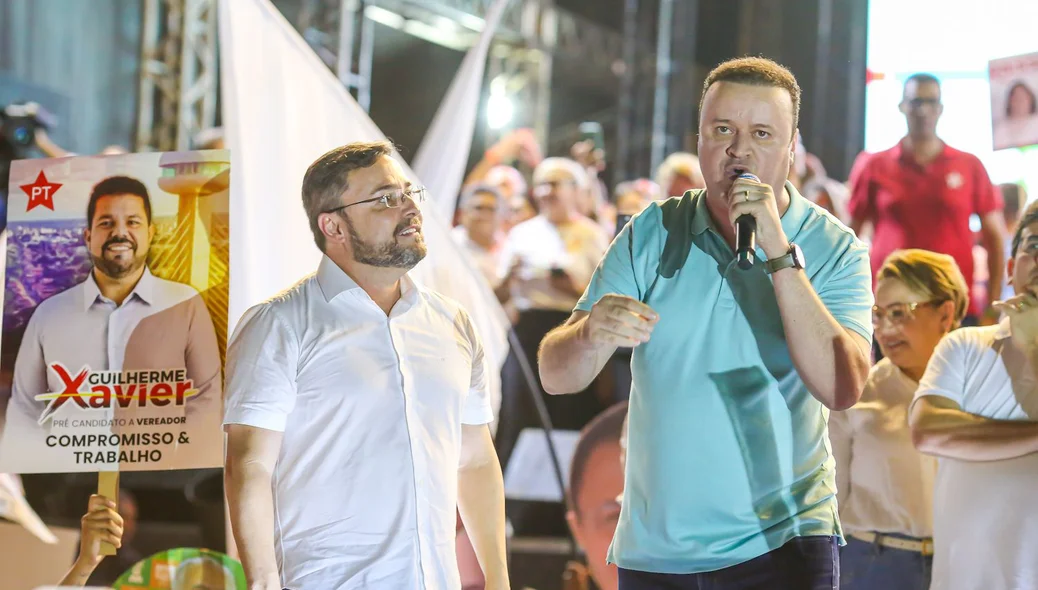 Fábio Novo e Paulo Mácio, candidatos a prefeito e vice