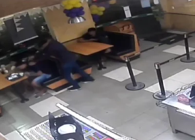 Flagrante do assassinato do líder do PCC em Porto Velho