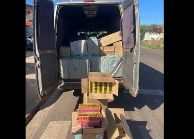 Foram apreendidos 29 mil maços de cigarro
