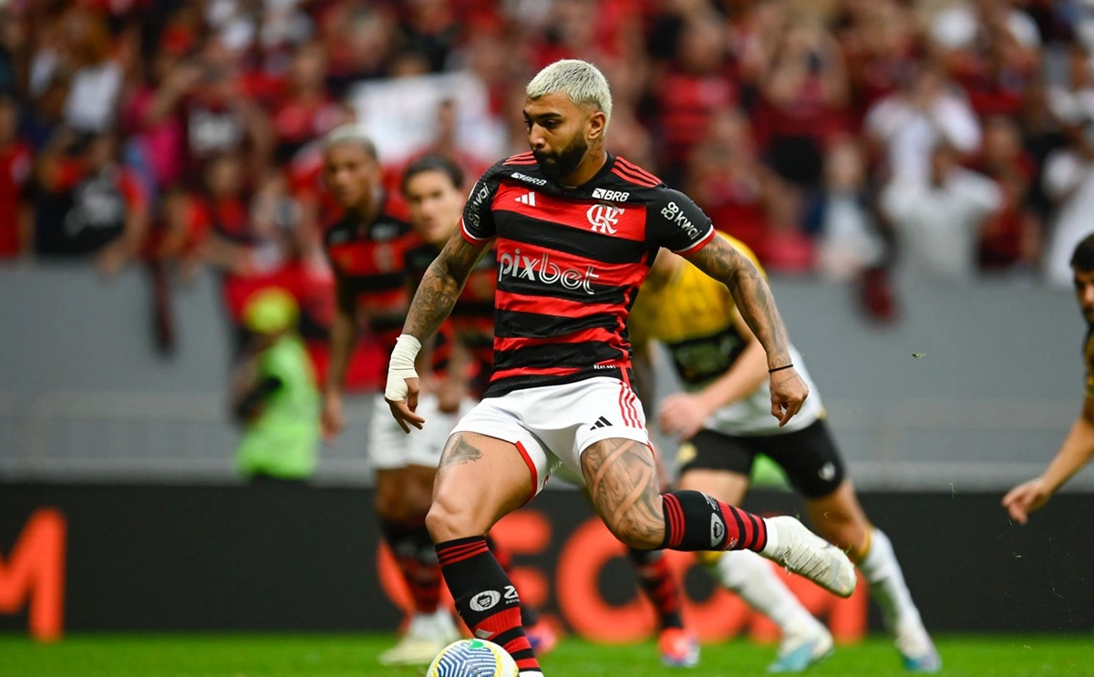 Gabigol virou a partida para o Flamengo