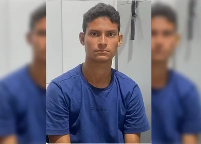 Gabriel Graça Rodrigues preso pela PM-PI, acusado de matar mototaxista em Parnaíba