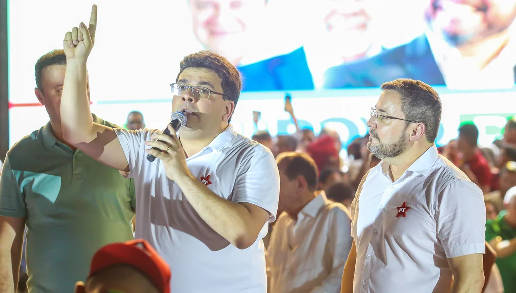 Governador Rafael Fonteles e Fábio Novo