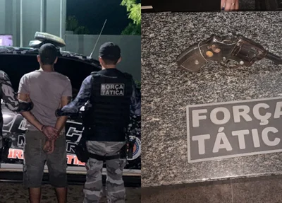 Homem foi preso com arma de fogo em Piripiri