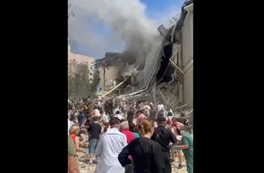 Hospital pediátrico em Kiev foi bombardeado