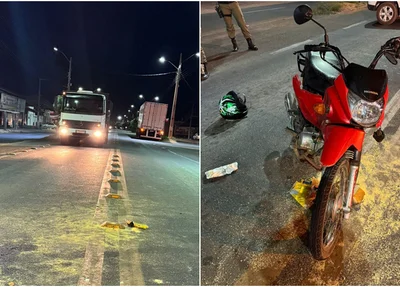Idosa é atropelada na BR 343 em Picos