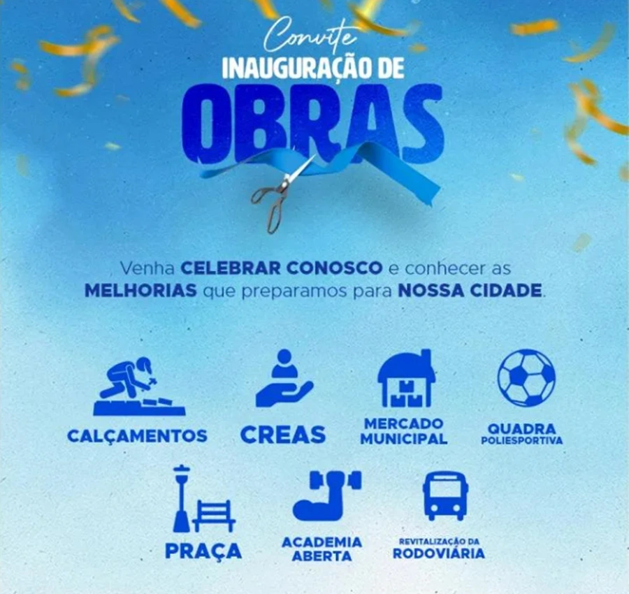 Inauguração de obras em Altos
