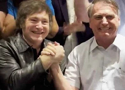 Javier Milei e Jair Bolsonaro