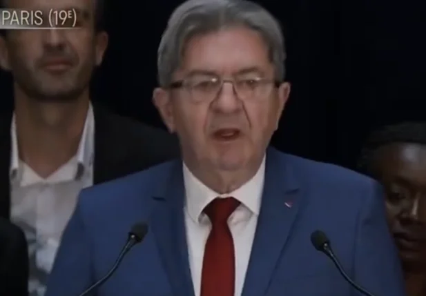 Jean-Luc Mélenchon, líder do movimento LFI
