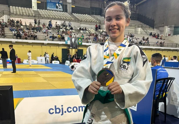 Jeissiara Vidal, atleta piauiense de judô