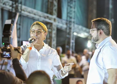 Jussara Lima e Fábio Novo