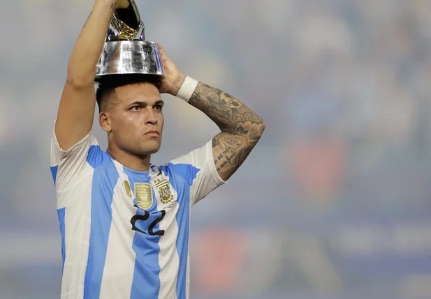 Lautaro Martínez fez o gol do título da Argentina