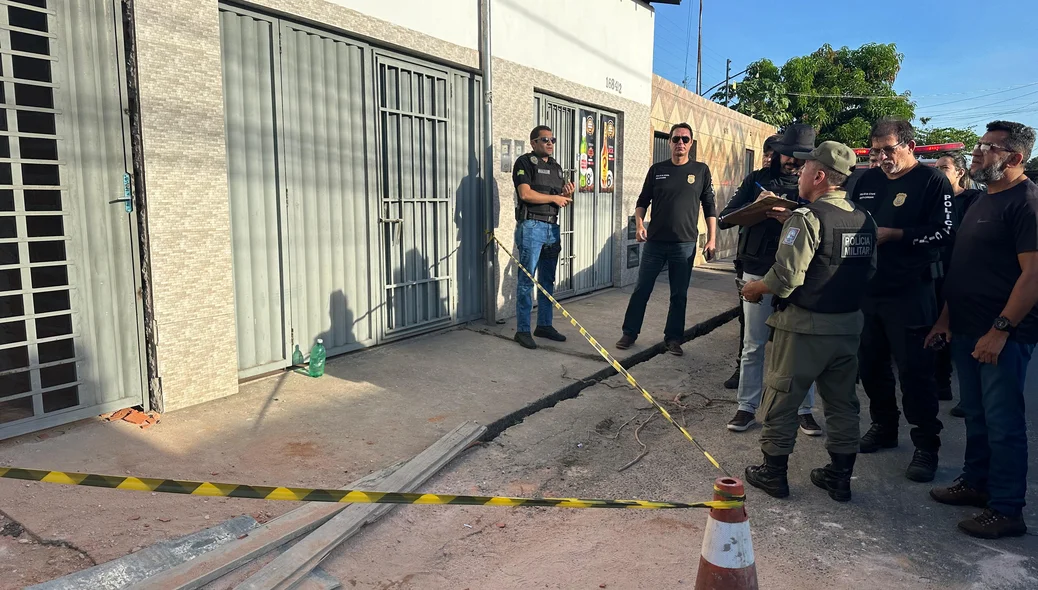 Local foi isolado pela Polícia Militar