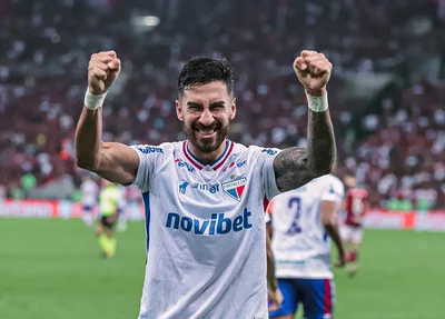 Lucero marcou o gol da vitória do Fortaleza