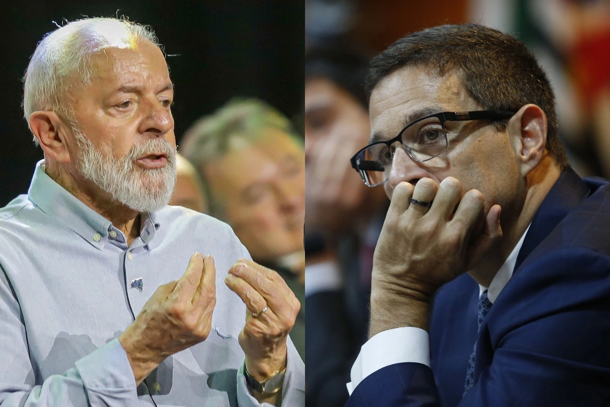 Lula, presidente da República, e Roberto Campos Neto, presidente do Banco Central