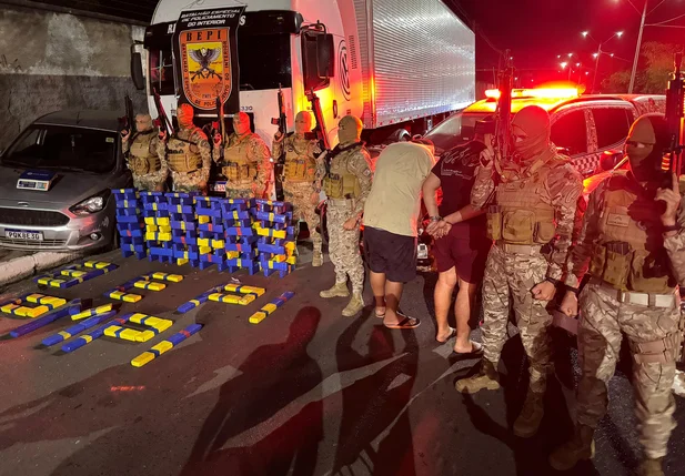 Mais de 100 kg de drogas foram apreendidos em Teresina