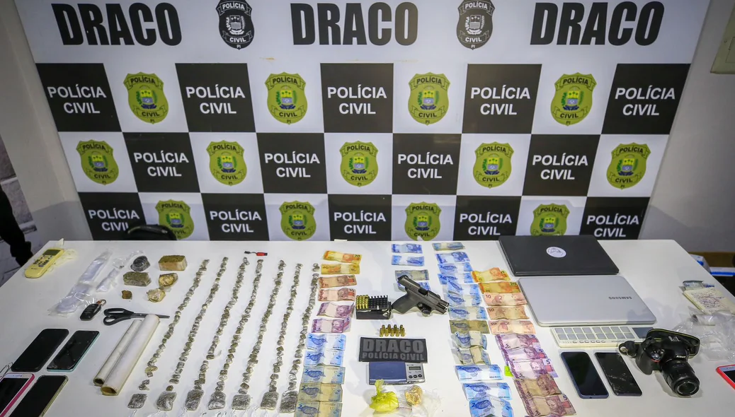 Material Apreendido pelo DRACO