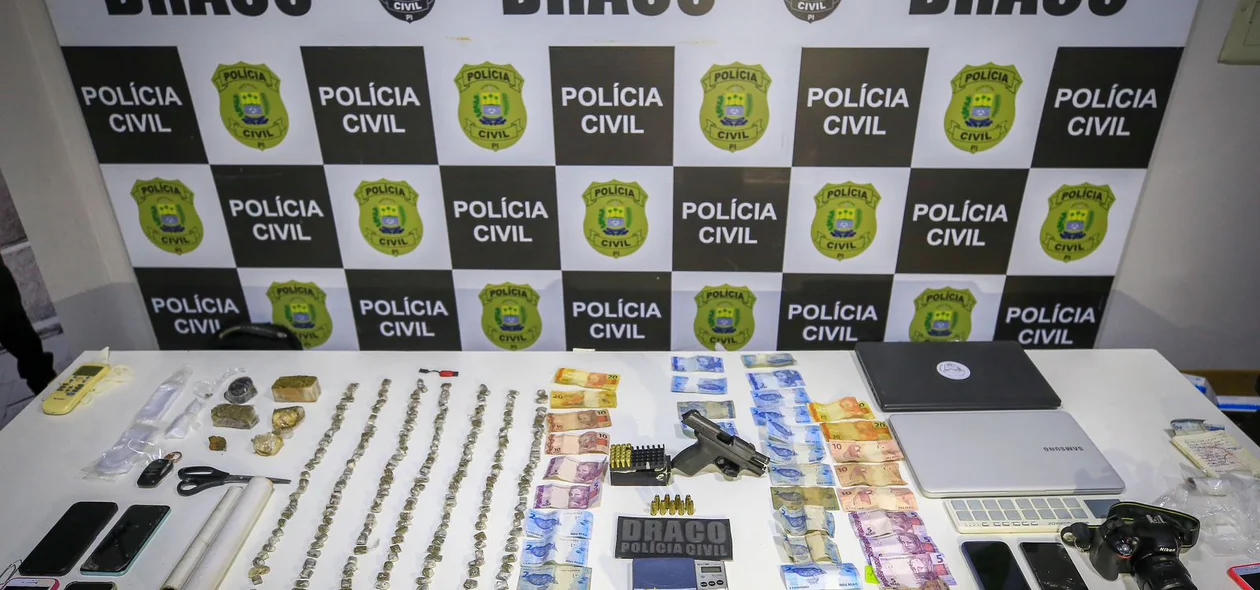 Material Apreendido pelo DRACO