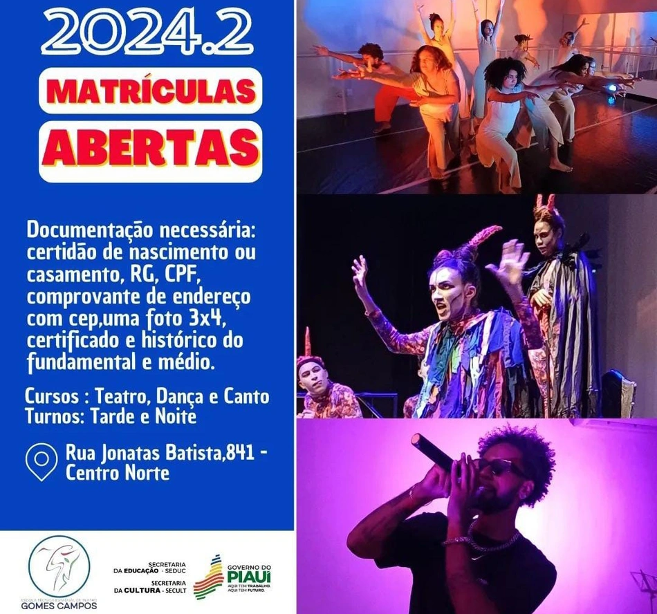 Matrículas abertas na Escola Gomes Campos