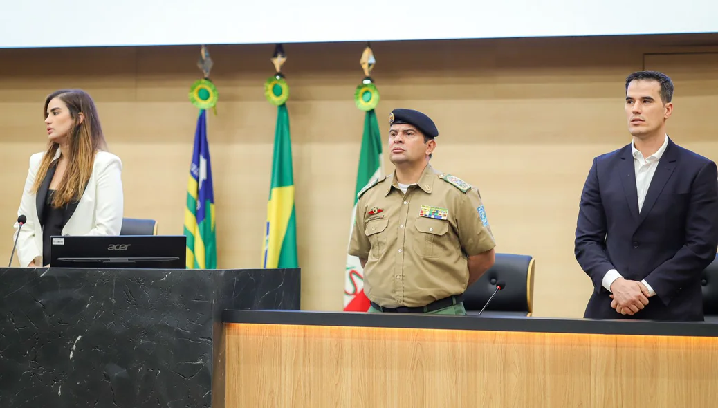 Mesa de honra da solenidade