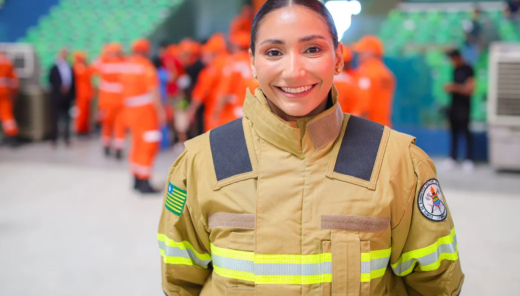 Mônica Cardoso, décima colocada no concurso e primeira colocada no curso preparatório