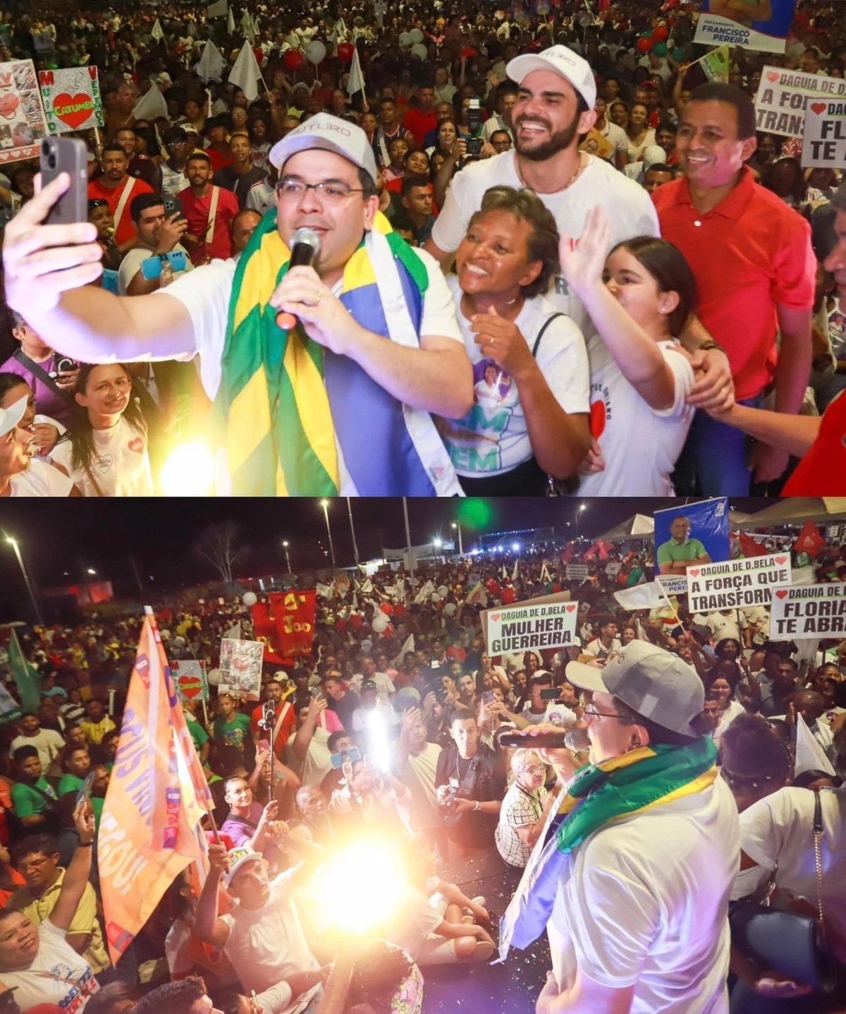 O governador Rafael Fonteles compareceu à convenção