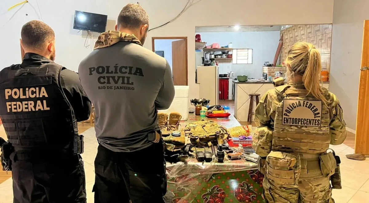 Operação para prender traficante mais procurado do Sul Fluminense contou com a Polícia Federal e a Polícia Civil