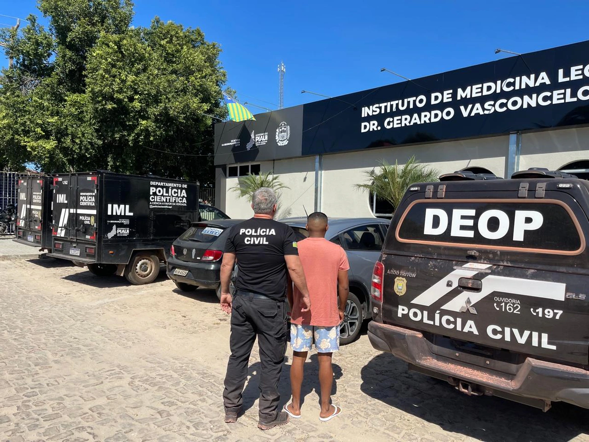 Preso conduzido pelos policiais civis