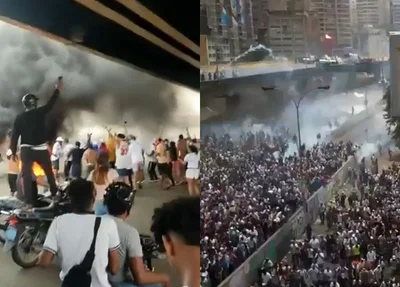 Protestos na Venezuela