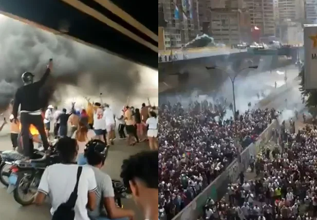 Protestos na Venezuela