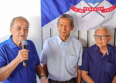 Sílvio Mendes ao lado de Francisco Gerardo
