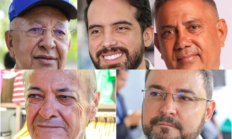 Sílvio Mendes, Fábio Novo, Dr. Pessoa, Tonny Kerley e Telsírio Alencar
