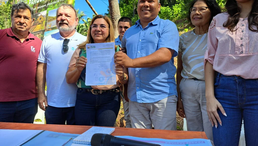 Solenidade de assinatura da ordem de serviço