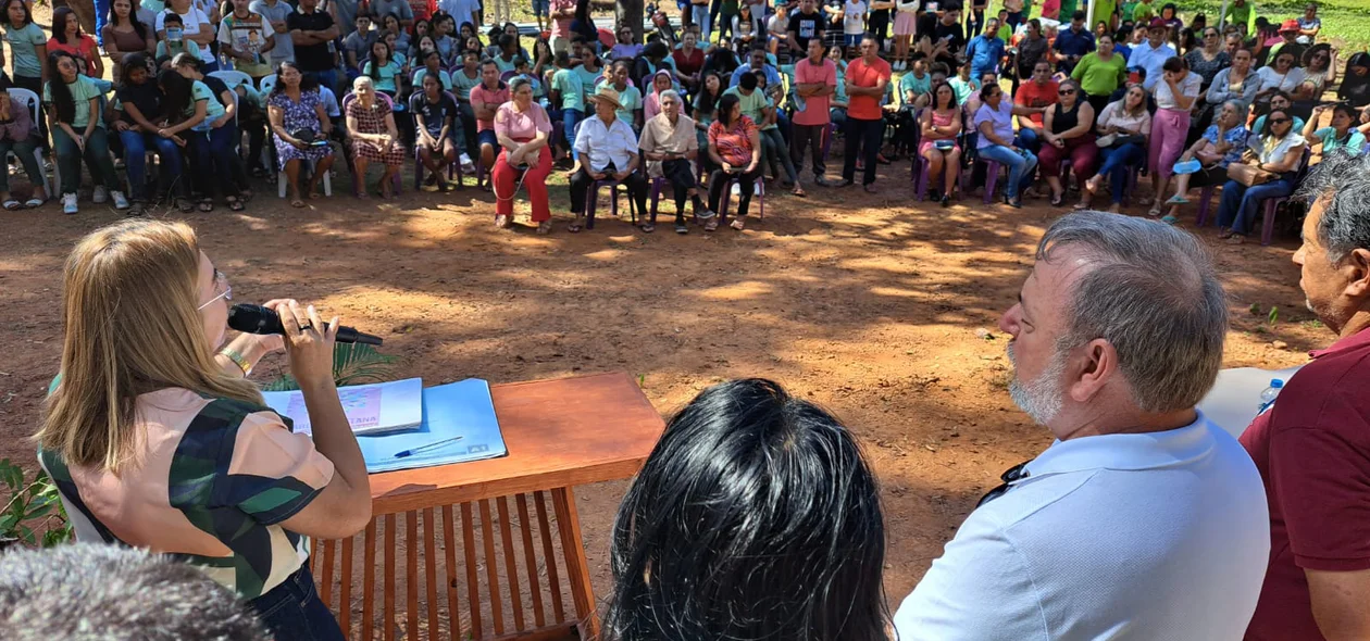 Solenidade de assinatura da ordem de serviço para construção do primeiro parque ambiental