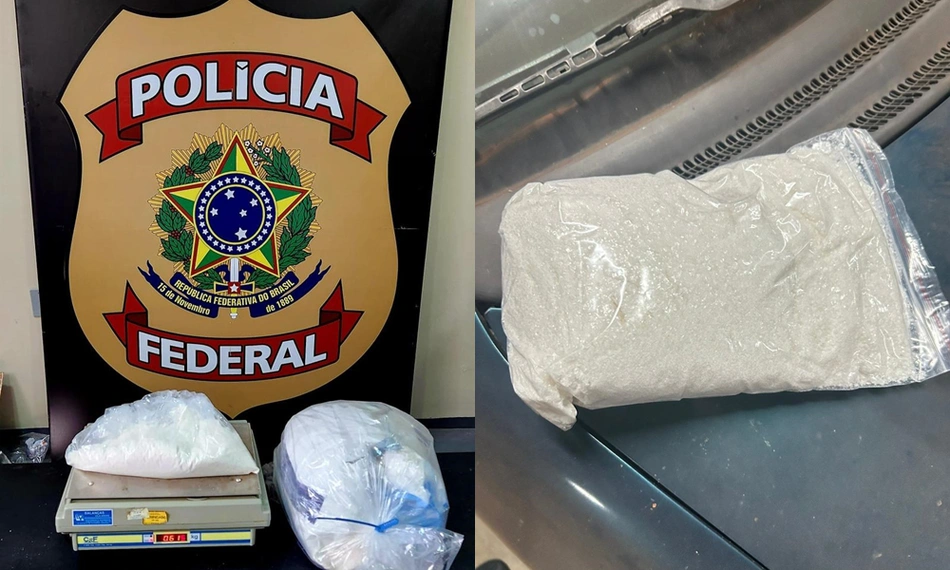 Tetracaína apreendida pela PF