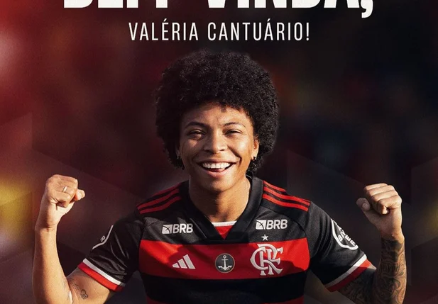 Valéria Cantuário é anunciada no Flamengo