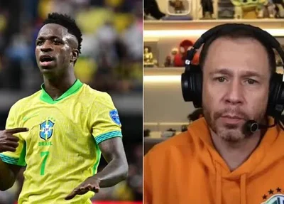 Vini Jr e Tiago Leifert
