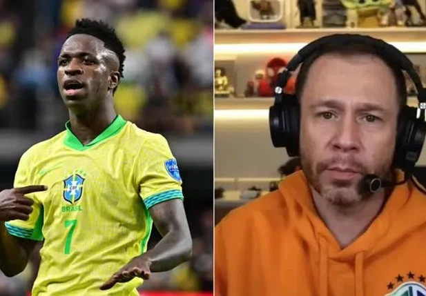 Vini Jr e Tiago Leifert