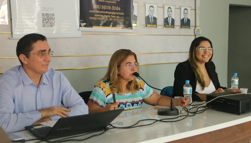A prefeita Vilma Lima esteve presente no local