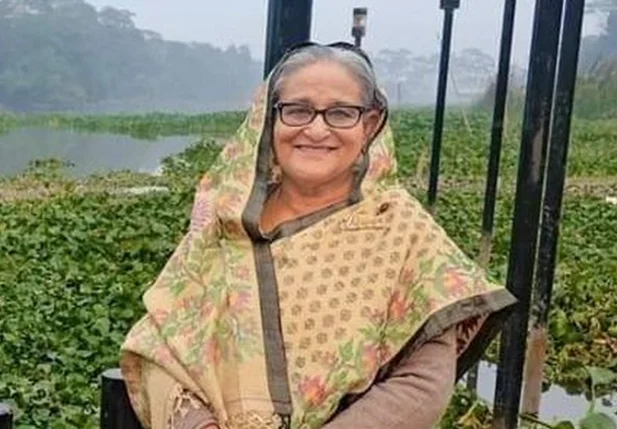A primeira-ministra Bangladesh Sheikh Hasina
