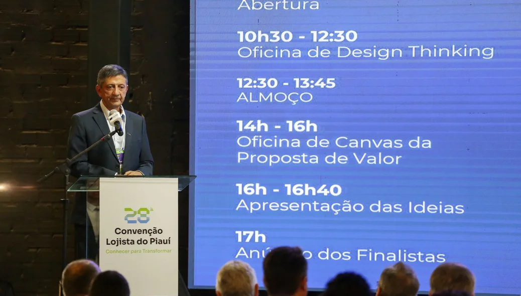 Abertura da Convenção Lojista do Piauí realizada hoje