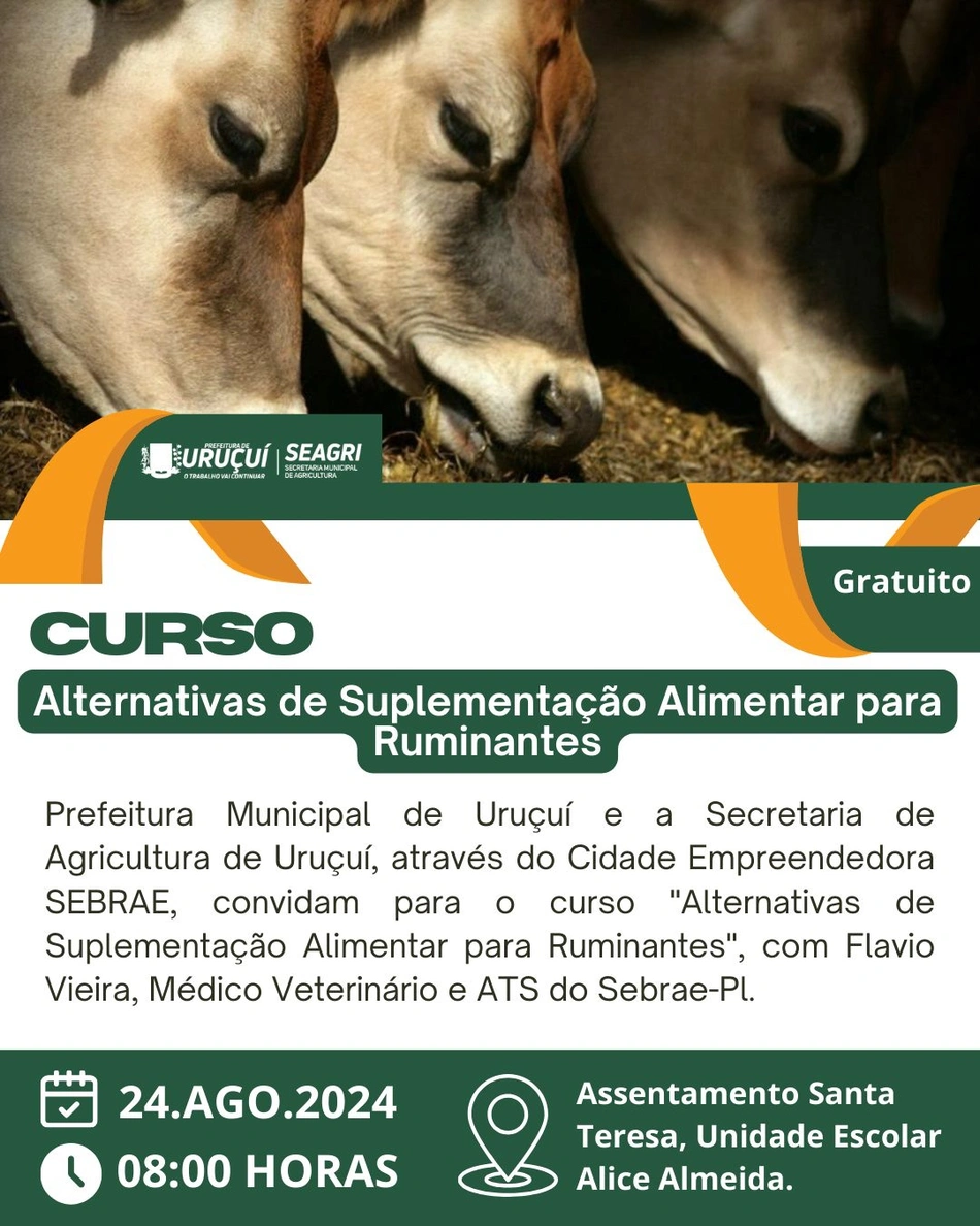 “Alternativas de Suplementação Alimentar para Ruminantes”