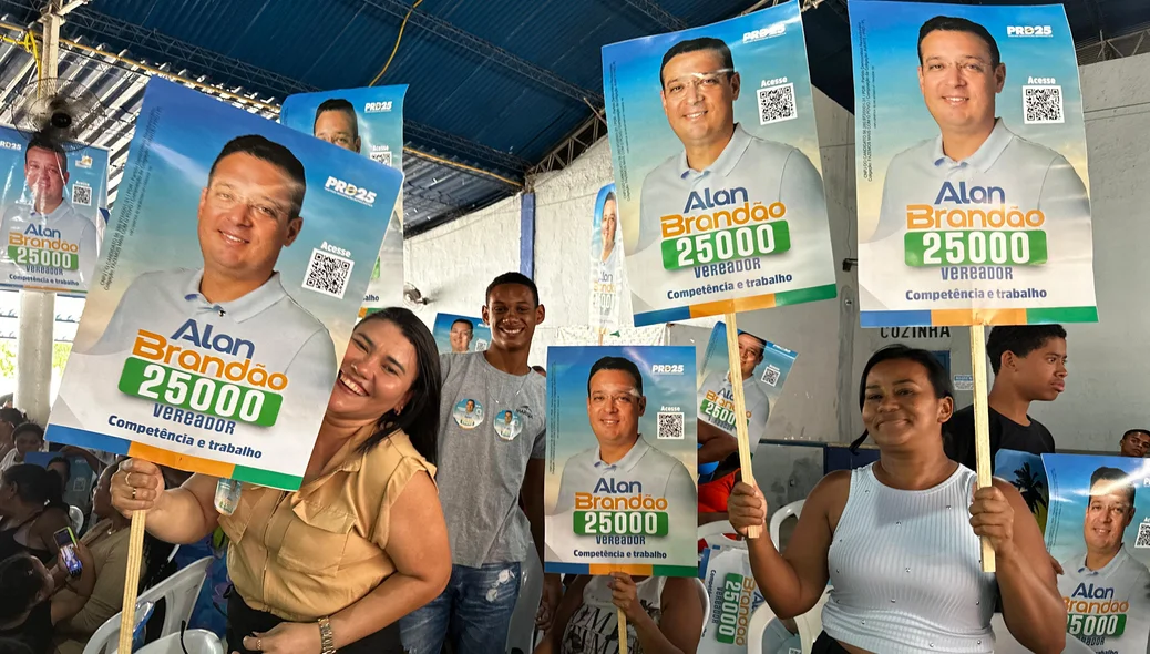 Apoiadoras do vereador Alan Brandão