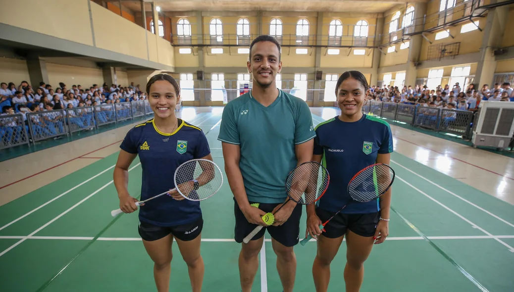 Atletas piauienses da Seleção Brasileira de Badminton